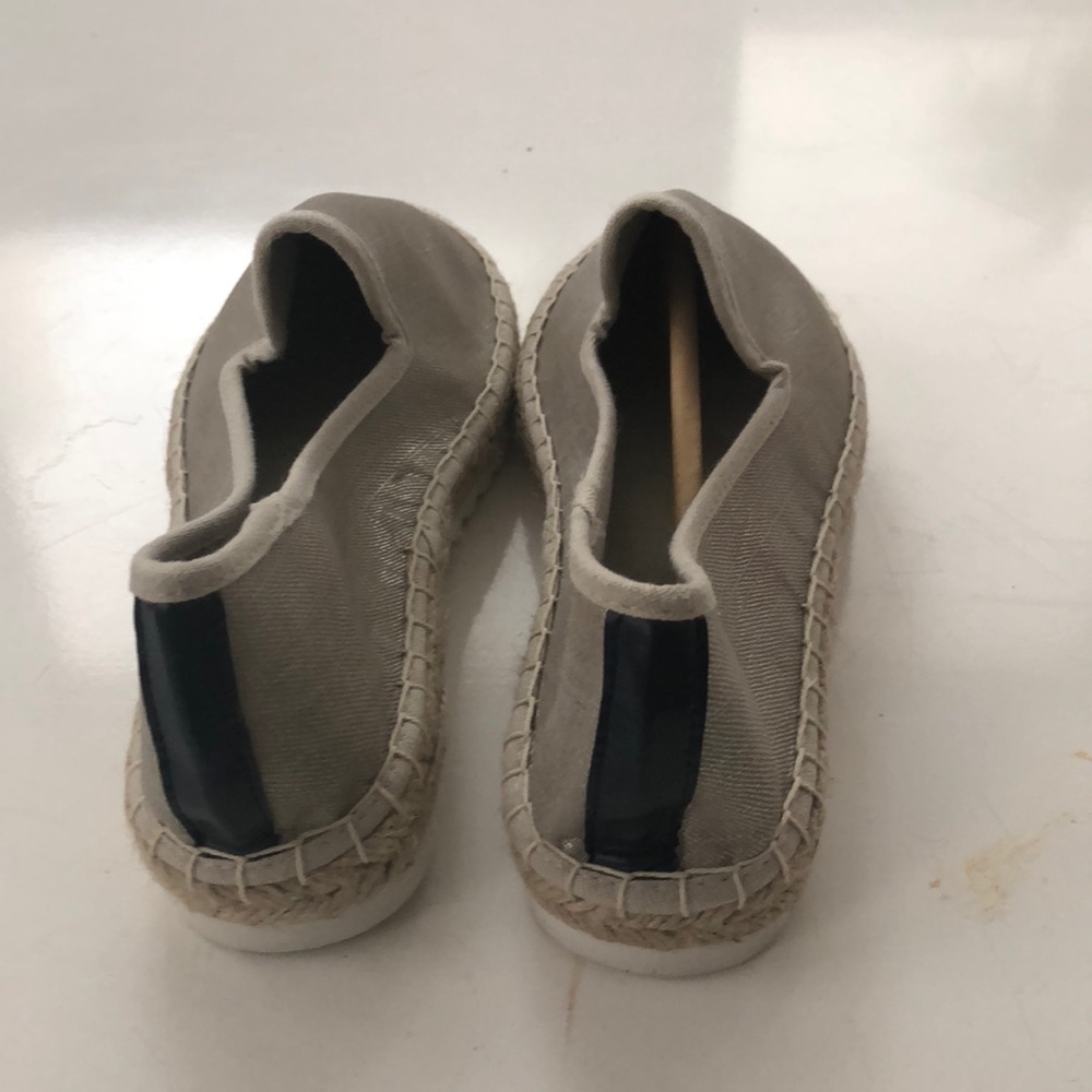 NWT Gold matte espadrilles - Picture 2 of 4